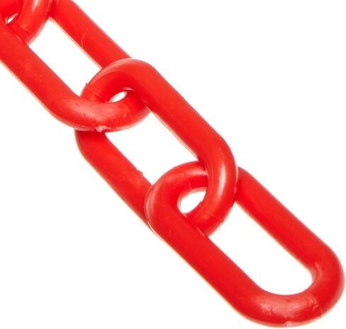 Mr. Chain Plastic Barrier Chain, Yellow, 2-Inch Link Diameter, 50-Foot Length (50002-50) in Saudi Arabia