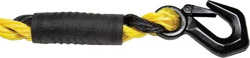 STANLEY S1052 Black/Yellow 5/8" x 15' Poly-Blend Braided Tow Rope with Heavy Duty Tri-Hook (7,200 lbs Break Strength) in Saudi Arabia