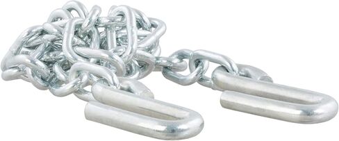 CURT 80031 48-Inch Trailer Safety Chain with 7/16-In S-Hooks, 5,000 lbs Break Strength in Saudi Arabia