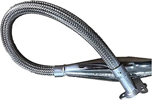 Stainless Steel Pipe Muffler, Flexible Fit Poo Poo Muffler FOR GAS MOTORIZED BICYCLE 2 Stroke 80cc in Saudi Arabia