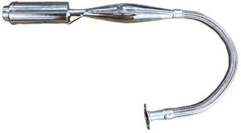 Stainless Steel Pipe Muffler, Flexible Fit Poo Poo Muffler FOR GAS MOTORIZED BICYCLE 2 Stroke 80cc in Saudi Arabia