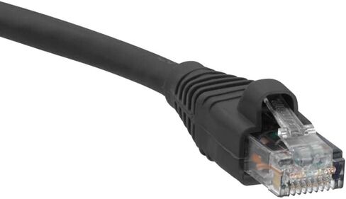 Leviton 62460-3E eXtreme 6+ Standard Patch Cord, CAT 6, 3-Foot Length, Black in Saudi Arabia