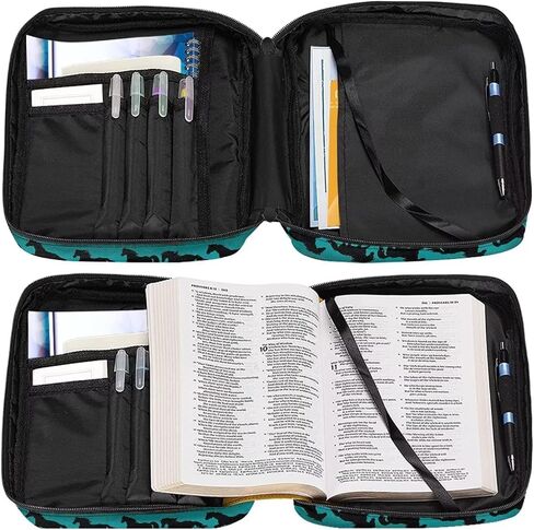 Aztec Southwest Horse Bible Covers – Durable Zipper Bible Case for Women and Girls – Bible Bag Covers for Protects Your Prayer Book in Saudi Arabia