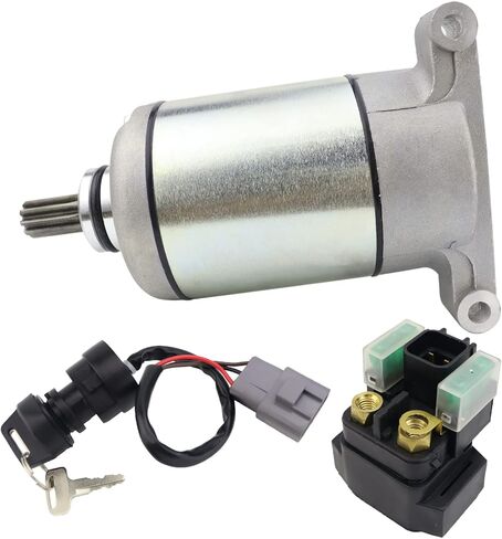 Starter Motor & Solenoid Relay & Ignition Switch for Yamaha Grizzly 550 2009-2014 Grizzly 700 2009-2022 Kodiak 700 2016-2022 28P-81890-00-00, 28P-81890-01-00 in Saudi Arabia