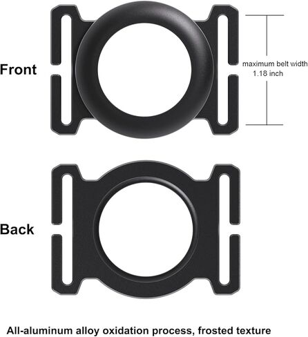 for AirTag Cash Strap, Rotary Installation Without Screws Light Slim AirTag Holder for Metal Wallet, AirTag Case with Elastic Band, Aluminum Alloy AirTag Wallet Money Clip in Kuwait