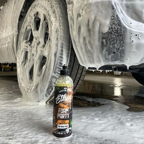 Ethos Foam Party - صابون غسيل السيارات المحايد ذو درجة الحموضة المركزة - صابون غسيل السيارات من رغوة الثلج - صابون مدفع رغوي - آمن للشمع ومانعات التسرب والطلاءات (16 أونصة) in Kuwait