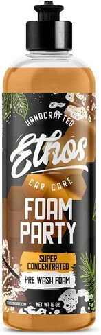Ethos Foam Party - صابون غسيل السيارات المحايد ذو درجة الحموضة المركزة - صابون غسيل السيارات من رغوة الثلج - صابون مدفع رغوي - آمن للشمع ومانعات التسرب والطلاءات (16 أونصة) in Kuwait