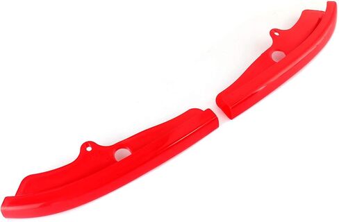 واقي مصد الشفاه الأمامي من AUXMART متوافق مع دودج تشالنجر سكات باك R/T GT SRT، أحمر in Kuwait