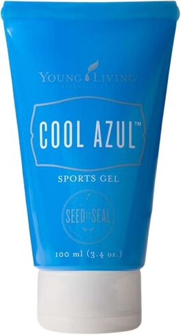 Young Living Cool Azul Sports Gel - 3.4 oz - Essential for Physical Activity, at Home or On the Go - Non-Sticky, Aloe-Based Formula - Hydrating and Moisturizing Skin Massage in Saudi Arabia