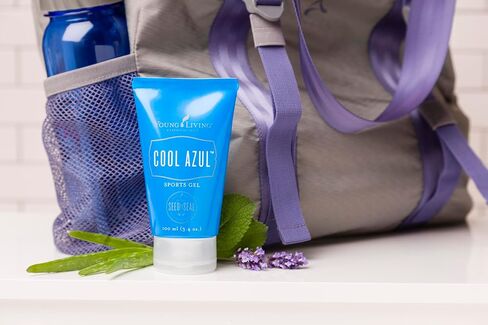 Young Living Cool Azul Sports Gel - 3.4 oz - Essential for Physical Activity, at Home or On the Go - Non-Sticky, Aloe-Based Formula - Hydrating and Moisturizing Skin Massage in Saudi Arabia