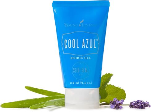 Young Living Cool Azul Sports Gel - 3.4 oz - Essential for Physical Activity, at Home or On the Go - Non-Sticky, Aloe-Based Formula - Hydrating and Moisturizing Skin Massage in Saudi Arabia