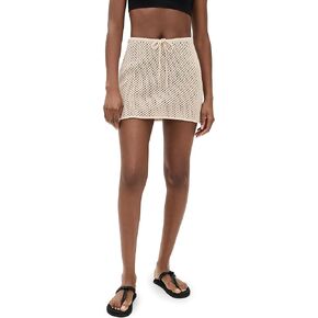 Women's Crochet Knit Mini Skirt