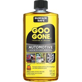 Goo Gone Automotive - Cleans Auto Interiors, Auto Bodies and Rims, Removes Bugs & Stickers - 16 Fl. Oz.