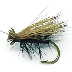 Creative Angler Elk Hair Caddis Black Fly Fishing Flies. 1 Dozen Trout Flies in Kuwait
