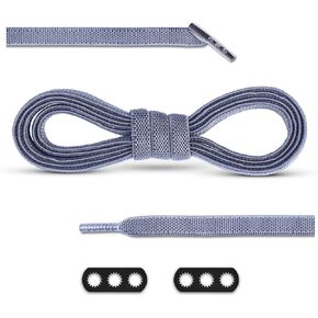 No Tie Shoelaces for Adults Men Women Kids Elastic Flat Shoe Laces for Sneakers Shoe Strings-Tieless Boot Stretchy Shoelaces