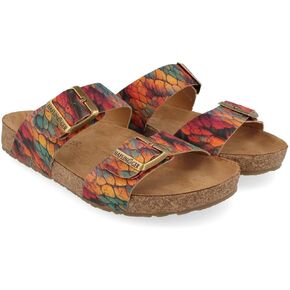 HAFLINGER Unisex Andrea Sandal, Kork Federn, 5 Men -7 Women