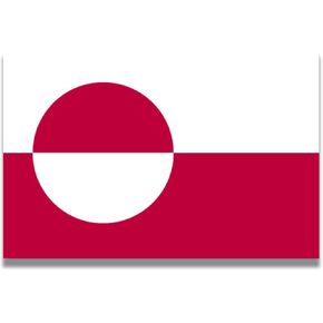 Magnet Me Up Greenland Inuit Flag Car Magnet Magnet ، 4 × 6 بوصات ، مغناطيس السيارات الثقيلة للسيارة ، شاحنة سيارات الدفع الرباعي
