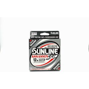 Sunline 63042304 4594-0111 Assassin FC 12Lb Fishing Equipment, 12 lb