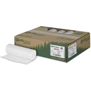بطانة علب إيرث سينس التجارية RNW4615C، 40-45 جالون، 1.5 مل، 40 بوصة × 46 بوصة، شفافة (عبوة من 100 قطعة) in Kuwait