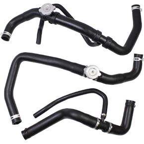 Radiator Coolant Hose Upper and Lower for Dodge Caliber 2007-2012, Jeep Compass Patriot 2007-2017