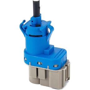 Brake Light Switch, 4 Pin Plug and Play Standard Brake Pedal Modification Switch, Waterproof and Heat-Resistant Replacement, Compatible with 1S10920 7T4Z13480AA 8T4T96854M 8T4Z13480A (Blue)