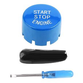 Car Engine Start Stop Switch Button Cover, Start Button Push Switch Button for G F X Series 1 2 3 4 5 6 7 F20 F21 F22 F23 F30 F31 F32 F33 F10 F11G30 F12 F13 F16 F26 F01 F02 F48 X1
