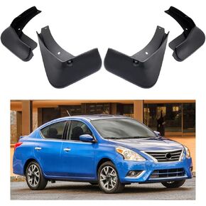 Car Mudguard Fender Mud Flaps Splash Guards Compatible with Nissan Versa Sedan 2012-2019