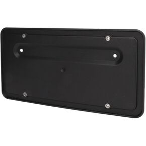 Rear License Plate Bracket, PP and EPDM Rear License Plate Mount, Black Sturdy License Plate Bracket Replacement for 2017 to 2023, OE Number 109684400B 113898200A