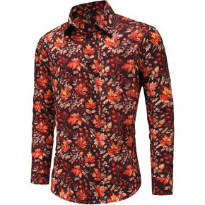 Funny Men’s Novelty Long Sleeve Button Down Shirts for Parties and Fun Occasions in Saudi Arabia