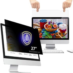 34 Inch Computer Privacy Screen Filter for 21:9 Ultra-Wide Aspect Ratio Widescreen Monitor - Anti Glare Blue Light Filter, Removable Computer Monitor Privacy Shield, Anti-Scratch Screen Protector