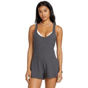 Billabong womens Never Better Knit Romper Swim Cover Up
