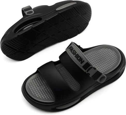 صندل شريحة للرجال داخلي وخارجي ، صندل شريحة منصة غير رسمية للرجال في فصل الربيع ، وأحذية نعل رجال مريحة مريحة. in Kuwait