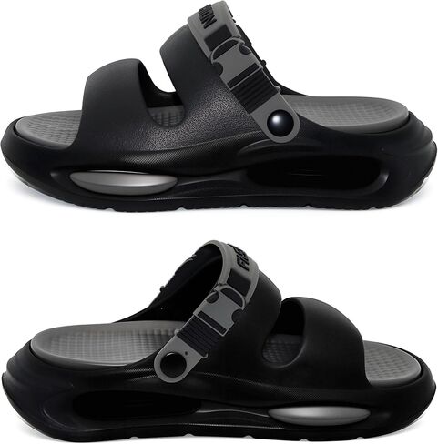 صندل شريحة للرجال داخلي وخارجي ، صندل شريحة منصة غير رسمية للرجال في فصل الربيع ، وأحذية نعل رجال مريحة مريحة. in Kuwait