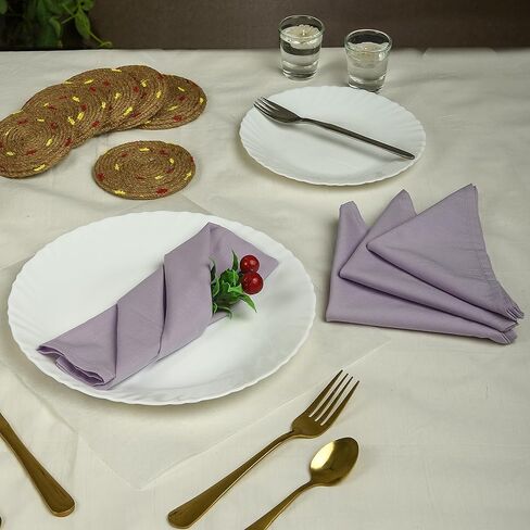 مناديل مصبوغة باللون الأزرق السماوي، مناديل قماش قطنية مصبوغة، مجموعة من مناديل عشاء قابلة للغسل مقاس 4-18 × 18 بوصة، مناديل مطبخ لطاولة العشاء، مناديل هندية قابلة لإعادة الاستخدام، مناديل زفاف، مفرش طاولة، مناديل عيد الميلاد in Kuwait