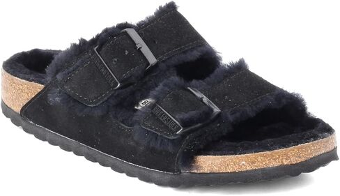 Birkenstock Women's Arizona Shearling Sandals - Narrow in Saudi Arabia