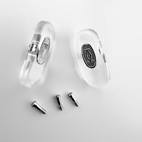 Nose Pads Replacement for Cartier Screw-in Eyeglasses Sunglasses Size Large with screws and screwdriver in Saudi Arabia