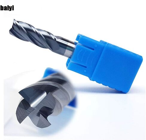 3/4"Carbide Square End Mill, HRC 45 Deg Single End 4 Flute AlTiN Coating Mill Bits in Saudi Arabia