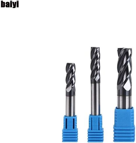 3/4"Carbide Square End Mill, HRC 45 Deg Single End 4 Flute AlTiN Coating Mill Bits in Saudi Arabia