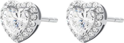 Michael Kors Women's Brilliance Sterling Silver Cushion Cut Stud Earrings in Kuwait