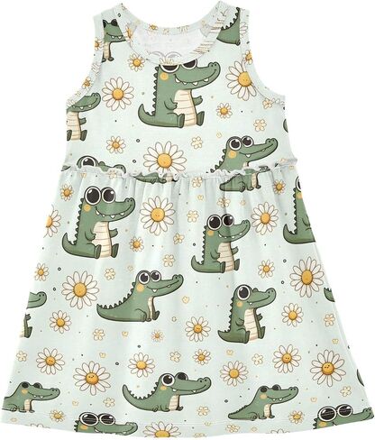 senya Sleeveless Summer Dress Pastel Rainbow Hearts Girls Skirt Dresses in Saudi Arabia