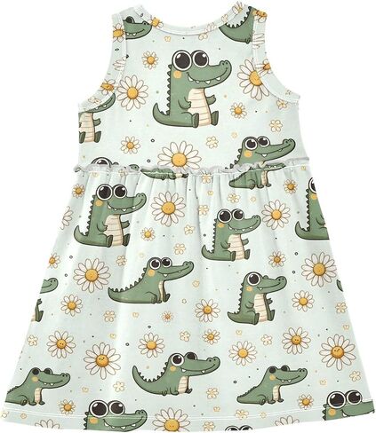senya Sleeveless Summer Dress Pastel Rainbow Hearts Girls Skirt Dresses in Saudi Arabia