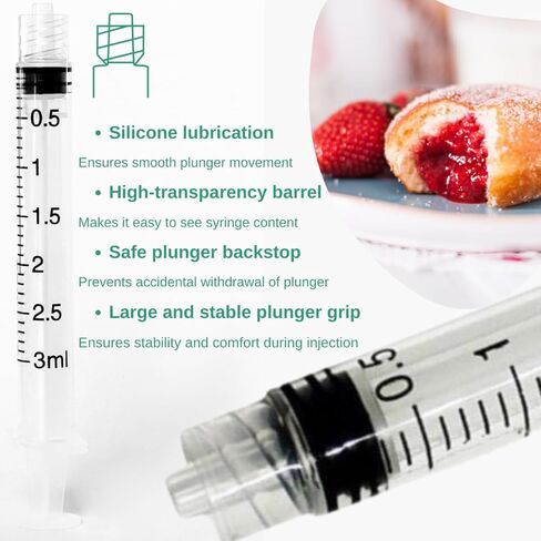 MediVena ONE-CARE 1ml Luer-Lock Syringes, Sterile, Low Dead Space, 100/bx Blister-Packed Syringes 1cc in Kuwait