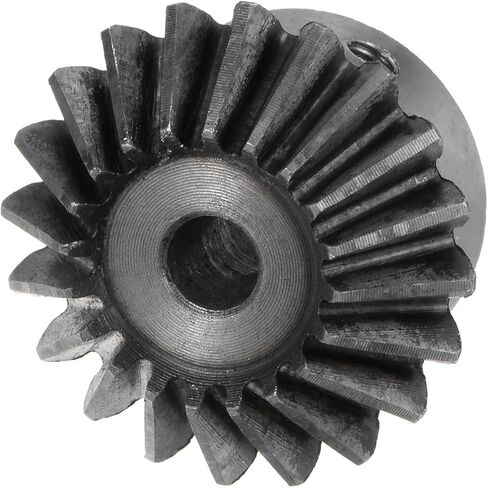 HARFINGTON 2pcs Bevel Gear 1M 20 Teeth 10mm Shaft Hole 1:1 Tapered Bevel Pinion Gear 45# Steel 2 Module 90 Degree Steering Gear, for Hardware Mechanical Rotation in Saudi Arabia