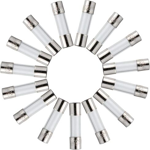 BOJACK 5x20mm 3 A 3 أمبير 250 فولت 0.196x0.787 بوصة F3AL250V صمامات زجاجية سريعة النفخ (عبوة من 20 قطعة) in Saudi Arabia