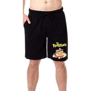 INTIMO The Flintstones 1985 Mens' Cartoon TV Show Characters Sleep Pajama Shorts