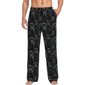 Mens Pajama Pants Men's Sleepwear Bottoms Lounge Pjs Pants with Pockets, S M L XL XXL in Kuwait