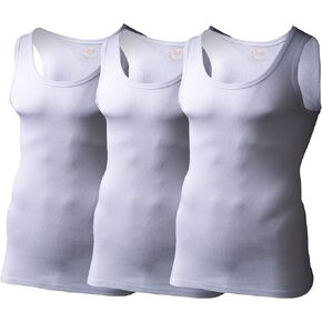 Men's Multi-Pack Ribbed Tank Tops A-Shirts - Sleeveless Workout Undershirts
