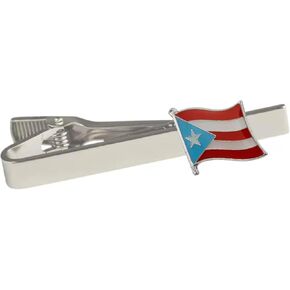 Puerto Rico Rican Caribbean Island US American United States Territory National Flag 2.2" Tie Clip Tieclip