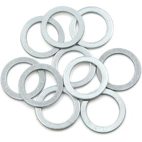 10pcs Universal Engine Oil Crush Washers Drain Plug Gaskets 20mm ID. 28mm OD. Aluminum Alloy for Car Auto Replacement Parts