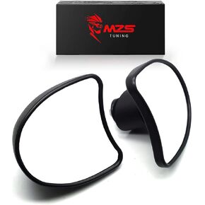 MZS Motorcycle Fairing Mount Mirrors, 10mm Touring Inner Rear View Fairing Mirror Compatible with Electra Glide 1996-2013 / Street Glide 2006-2013 / Tri Glide 2009-2013 / Ultra FLHTCUSE 2006-2013